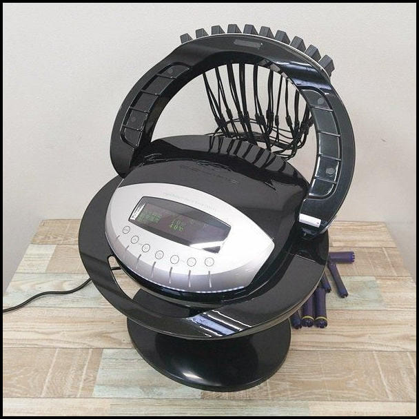 オオヒロ デジタルパーマ促進器 ODIS EX ブラック 卓上タイプ ロッド40本付属 1