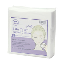 Baby Touch＋ フェイシャルコットン L（80&times;80mm/300枚入）