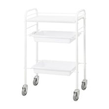 【アウトレット】ユーティリティーワゴンSP 3BOX（ホイールキャスター仕様）ホワイト【本体組立済】