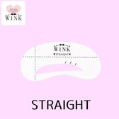 【WINK】アイブロウテンプレート　ストレート(3枚セット)