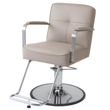 【アウトレット】スタイリングチェアCHELSEA(シートカラー:グレージュ・ベース:丸盤ベースMC-2) 【アウトレット】スタイリングチェアCHELSEA(シートカラー:グレージュ・ベース:丸盤ベースMC-2)