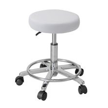 【アウトレット】リング付DXスツールⅡ(お掃除キャスター仕様) ホワイト 【アウトレット】リング付DXスツールⅡ(お掃除キャスター仕様) ホワイト