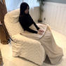 【Petit Pro.】フリースブランケット＜アイボリー＞（W85×H170cm） 2