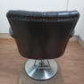 タカラベルモント Vintage Chair ビンテージチェア ブラウン 丸ベース 4