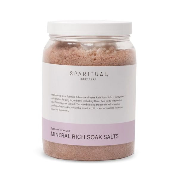 SPARITUAL ジャスミン チューベローズ ミネラルリッチ ソークソルト 1892ml（64oz）
