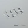 Triangle No.1-8 トライヤングルカッティングシート(8枚セット) 1