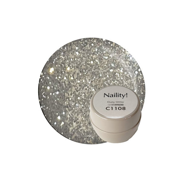 Naility！（ネイリティー）カラージェル コンテナタイプ C1108 ダスティグリッター 1