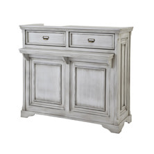 【アウトレット】【シャビーシック】木製アンティークレジカウンター VICTOIRE-1200（ヴィクトール）WH