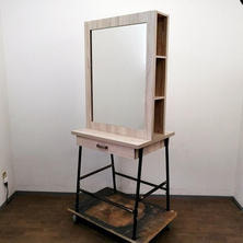 フィフティヴィジョナリー BURLY IRON MIRROR バーリーアイアンミラー ライトブラウン