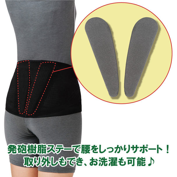 ランバックスリム Mサイズ ブラック 1