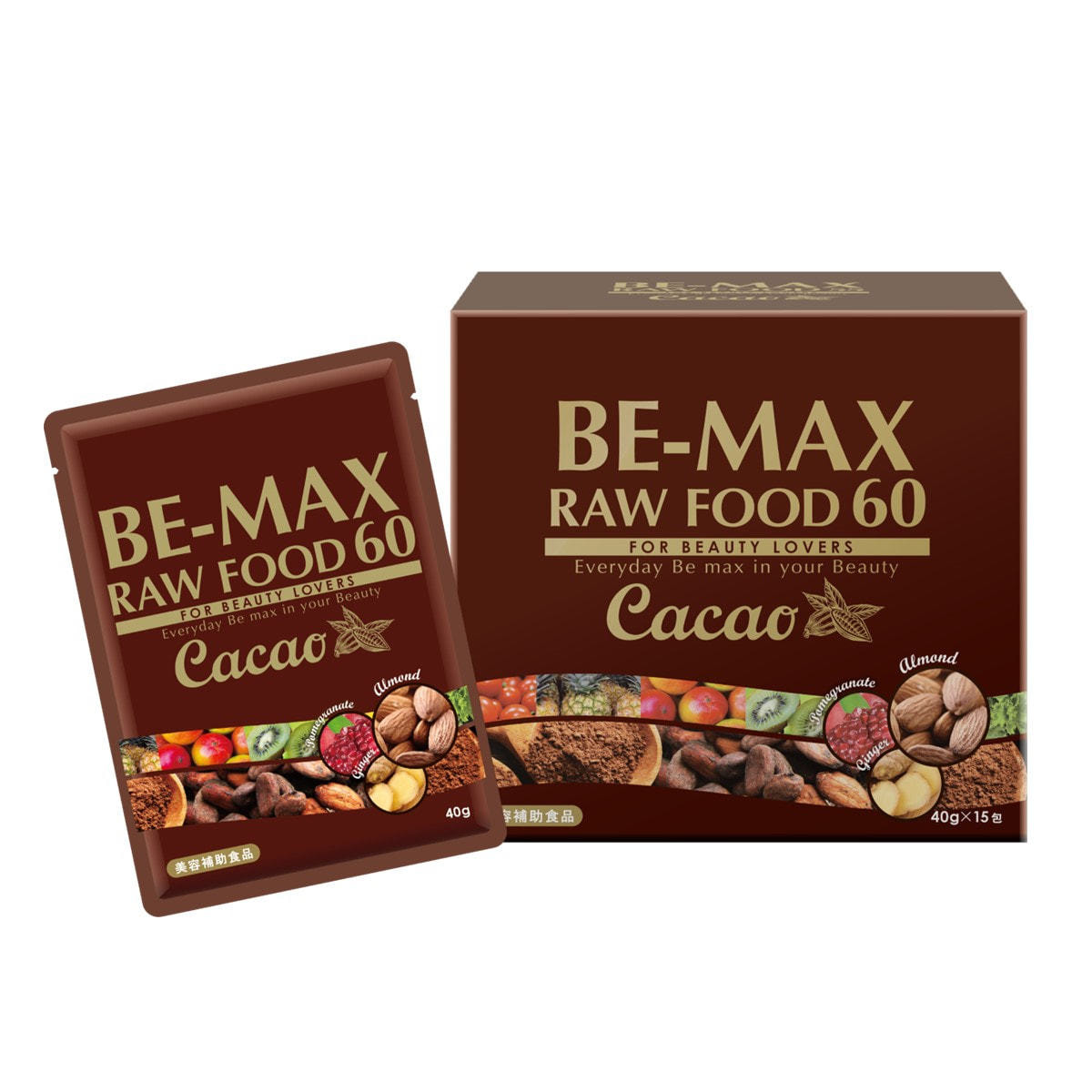 BE-MAX（ビーマックス）ローフード60カカオ 40g×15包の卸・通販 