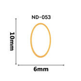 【ND053】NAILTAS（ネイルタス）ネイルデコパーツ 中抜きオーバル