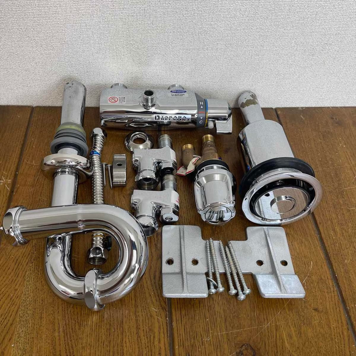 タカラベルモント マジョリカポルト 1コック（サーモ水栓金具セット