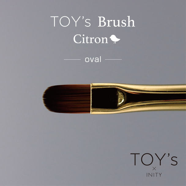 【T-CBR-O】TOY’s×Citron ジェルブラシ オーバル 1