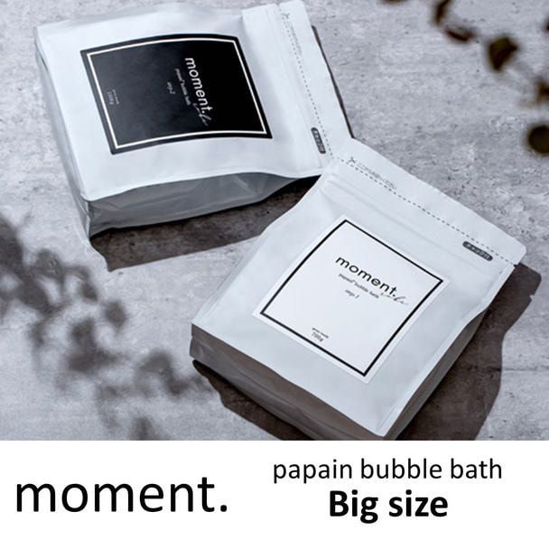 (Big size) moment. Papain bubble bath Step1&2(1000g) 1