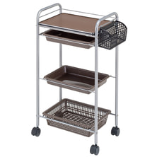 N-5ワゴンⅡ　ブラウン（日本製・組立済）