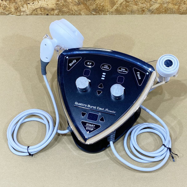 【中古】ビューティガレージ　エステ機器『Quattro Burst Cavi Premier(クワトロバーストキャビプレミア）』ブラック 1