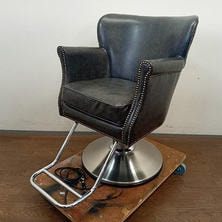 タカラベルモント HALO DUX ドゥクス アンティークグレー 電動ベースSmart-E 新品レザー張替済