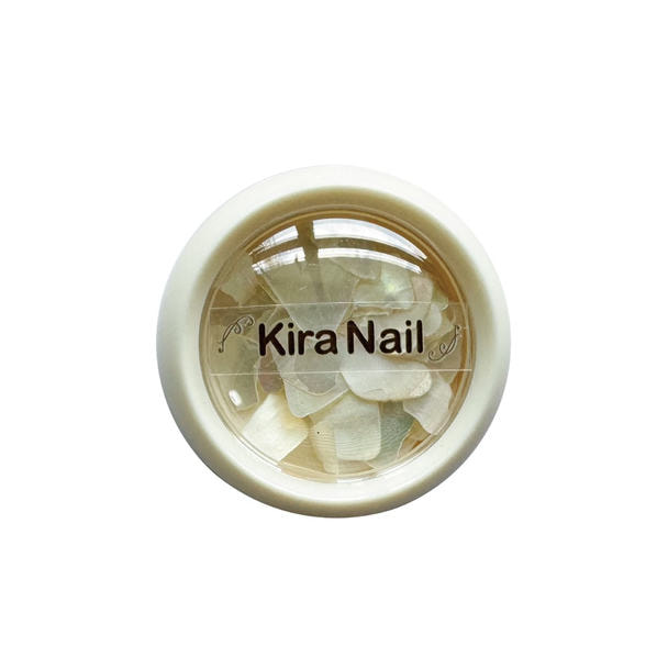 KiraNail（キラネイル）パーツシェルクラム ホワイト 1