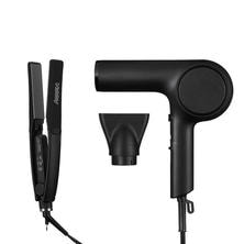 ノビー ストレートアイロンNBS1200-K＆ノビープラス プロテクトイオン ヘアドライヤー ND240A-K(1200W)