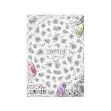 写ネイル デッサンフラワーDF-001