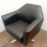 タカラベルモント STYLING SOFA II Morb ブラック アルミバー付 ５本脚ベース 新品レザー張替済 7