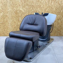 【中古】ビューティガレージ　リラクゼーションシャンプーユニット 『MORV（モーブ）シングルレバータイプ』ブラウン