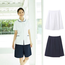 ラップ付きキュロットスカート ラップ付きキュロットスカート