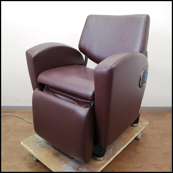 タカラベルモント NSSミラク ダークブラウン M寸 レッグレスト連動 1