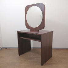 両面ドレッサー 木製ブラウン