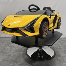 【受注生産品・新品】子供用セットイス  キッズカー  ランボルギーニ(イエロー)