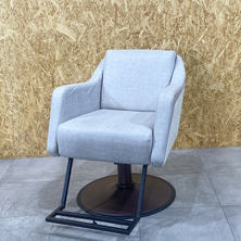 【中古】ビューティガレージ製　セット椅子【TOUGH DESIGN PRODUCT】『T802/HD-4M』アッシュグレー