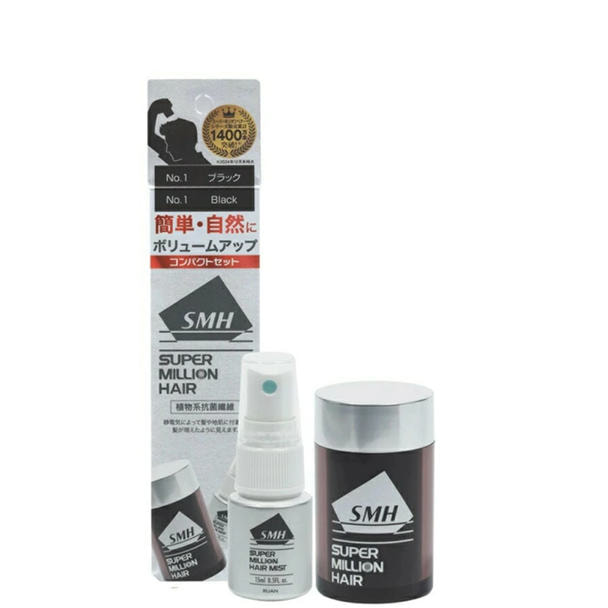 ヘアカラーセット No.1 ブラック 3個とミスト ヘアカラーセット No.1