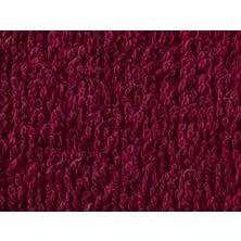 【アウトレット】高級パイル地タオルケット 90&times;190cm（ワインレッド）