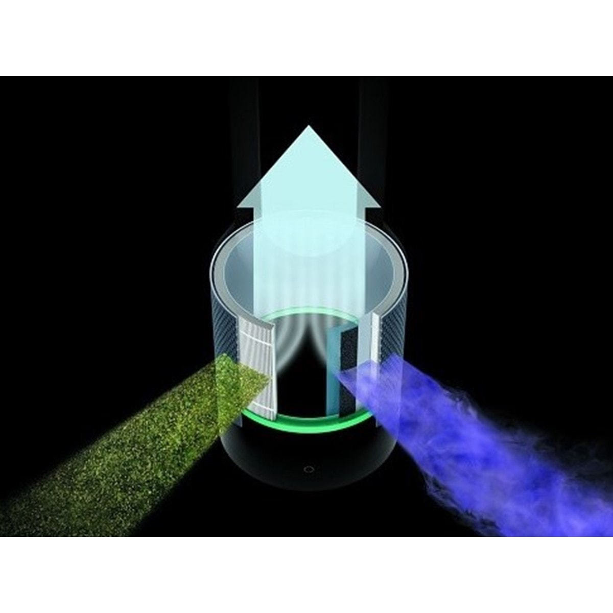 空気清浄機・イオン発生器 dyson HP 00 IS N SILVER Dyson Pure Hot + Cool 羽根のない扇風機 HP00 IS N [空気清浄機