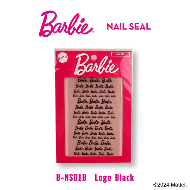 Barbie ネイルシール NS01B ブラック 1
