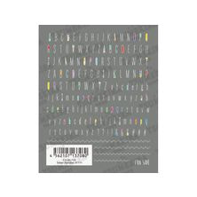 ツメキラ【es】 IndianAlphabet ホワイト ES-IAL-101