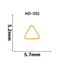 【ND051】NAILTAS（ネイルタス）ネイルデコパーツ 中抜き三角