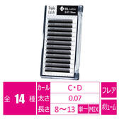 【BL】Triple Lash[Cカール 太さ0.07 長さ11mm]