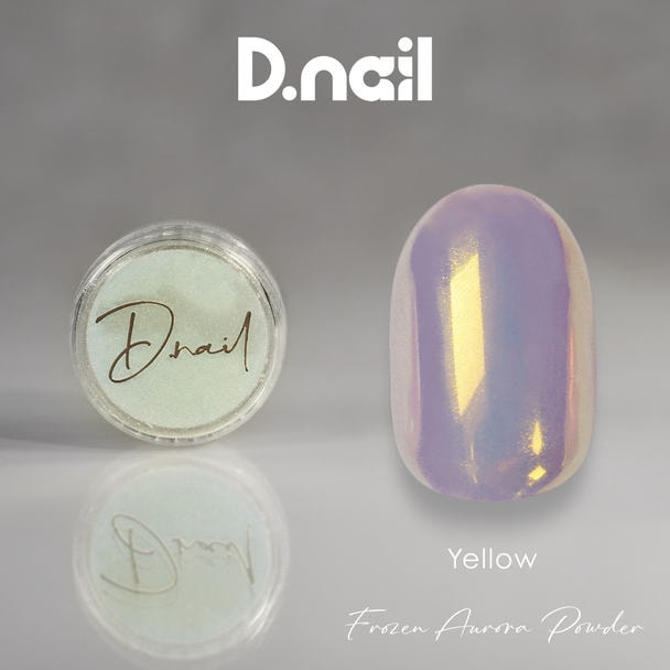 D.nail  フローズンオーロラパウダー イエロー 1