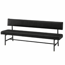 【新品】MCA&bull;MCB型ロビーチェア（W1800/ブラック）