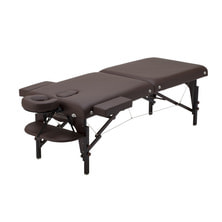 【アウトレット】高級木製折りたたみベッド006DX（ダークブラウン）