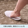 【サンプル】履きやすい！使い捨てペーパースリッパ SP ホワイト 1組 7