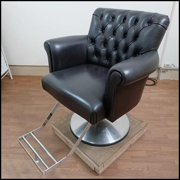 タカラベルモント Vintage Chair ビンテージチェア ブラウン 丸ベース 1
