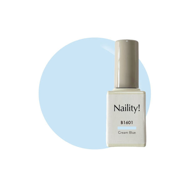 Naility！（ネイリティー）カラージェル ボトルタイプ B1601 クリームブルー 1