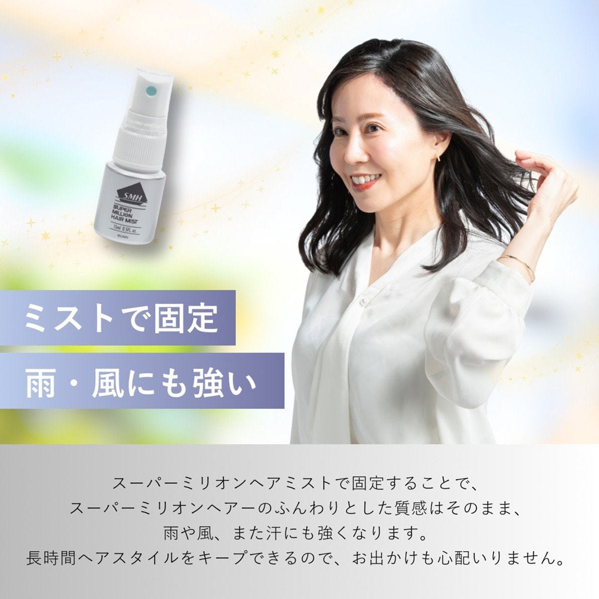 スーパーミリオンヘアー コンパクトセット No1ブラック(10g/15ml)の卸