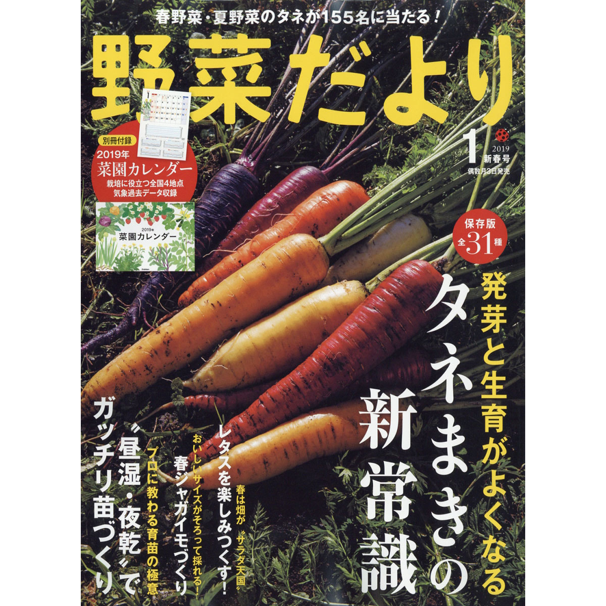 定期購読 野菜だより 偶数月3日 年間6冊分 の卸 通販 ビューティガレージ
