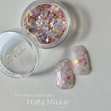 NOVEL(ノヴェル) Ｈ384 Pop Piece holo mix(milkie)