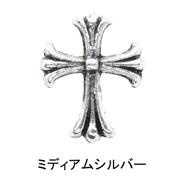MATIERE メタルパーツ クロス ミディアムシルバー
