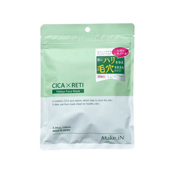 Make.iN CICA+RETI フェイスマスク 10枚入